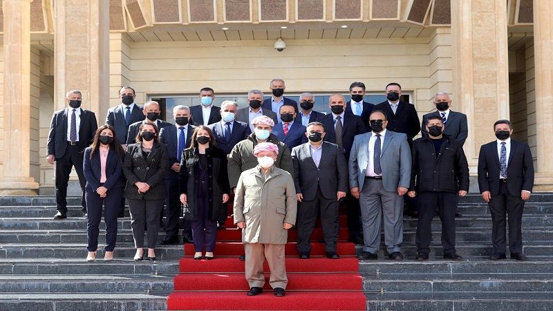 سەرۆک بارزانى: ئیرادەی گەلی كوردستان لە چەكی كیمیایی و فڕۆكە بەهێزترە